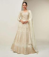 MAHI Collections Off White Grown - Anu Fashion
