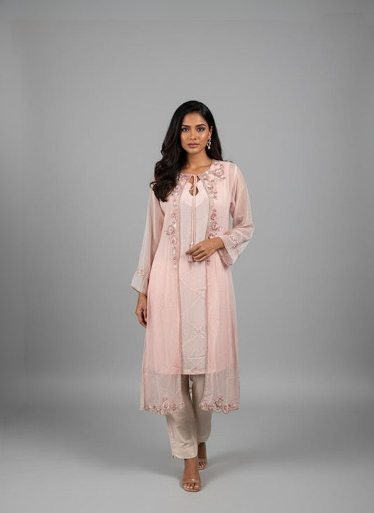 Pink Dola Organza Salwar Kameez KS-005130
