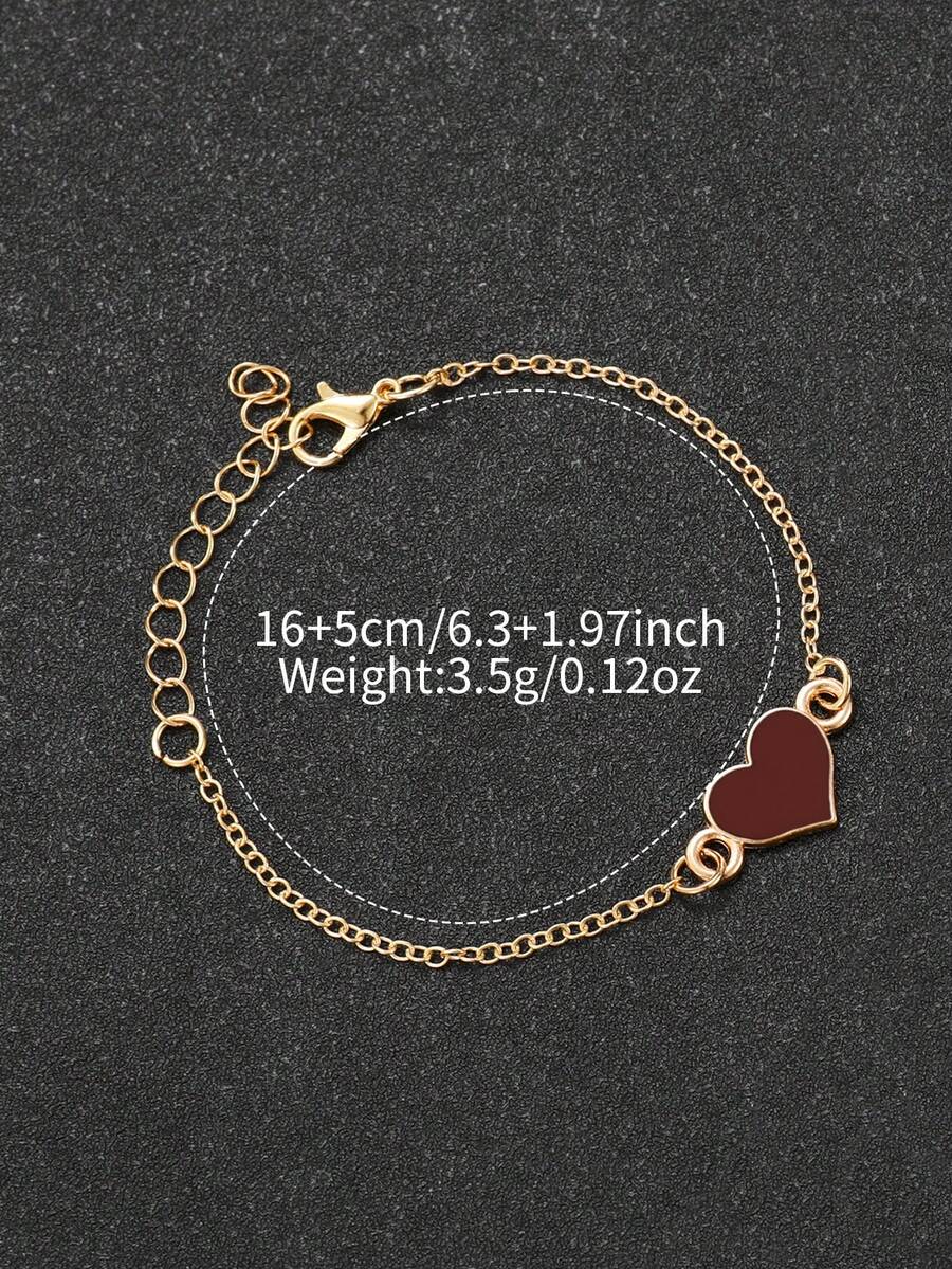 Women's Heart-Shaped Bracelet
