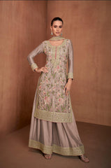 VANYA Collection Pastel Mocha Salwar Kameez - Anu Fashion