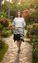 Light Skin Natural Crepe Short Kaftan 017 - Anu Fashion