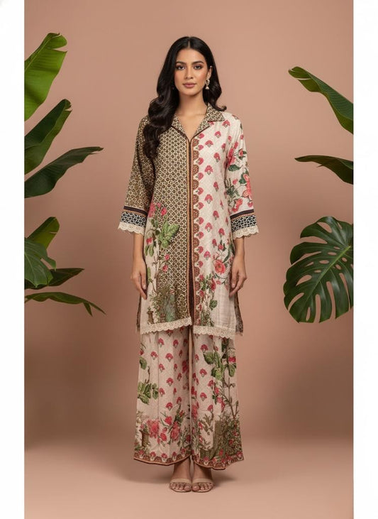 Masleen Flower Salwar Kameez - Anu Fashion