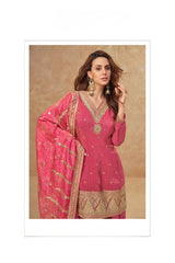 TISHA Collection Deep Rose Pink Salwar Kameez - Anu Fashion