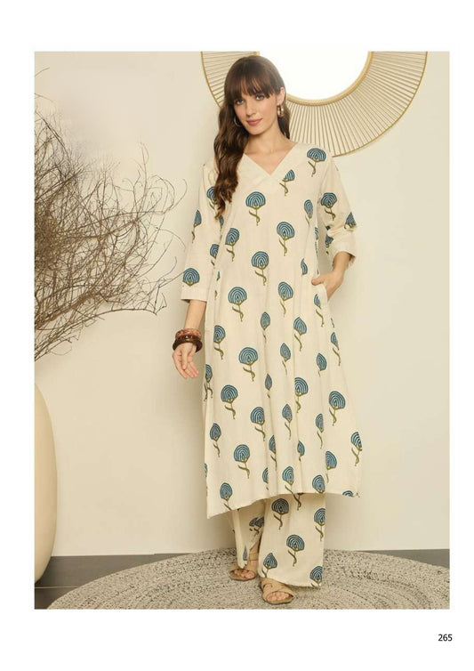 Off White Kutra set - Anu Fashion