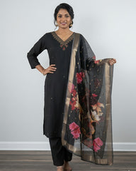 BLACK SALWAR SUIT - Anu Fashion